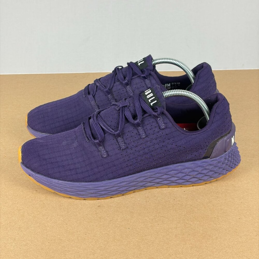 NOBULL Purple Training Sneakers with Orange Accents